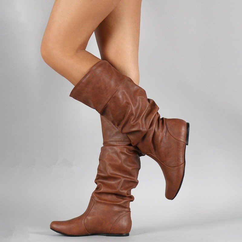 Women PU Booties Casual Comfort Plus Size Shoes